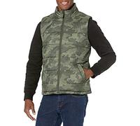 Amazon Essentials Uomo Gilet Imbottito Isolante Foderato in Pile Grammatura Media