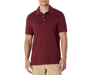 Amazon Essentials Uomo Polo in Maglia Interlock, vestibilità Aderente