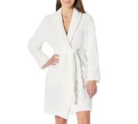 Amazon Essentials Vestaglia in Pile Ai Media Lunghezza (Taglie Forti Disponibili) Donna, Bianco, M