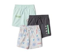 Amazon Essentials Warner Brothers Pantaloncini Bambini e ragazzi, Pacco da 3, Simboli Di Superman, 10 anni