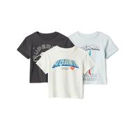 Amazon Essentials Warner Brothers Set di Magliette Bambini e ragazzi, Pacco da 3, Superman Krypton, 8 anni