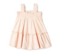 Amazon Essentials x Sofia Grainge Abito in Cotone a Nido d’Ape Bimba 0-24, Rosa Chiaro, 6-9 mesi
