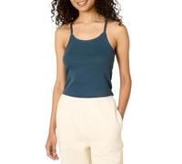 Amazon Essentials x Sofia Grainge Canotta Corta a Micro Costine Donna, Blu Marino Scuro, L