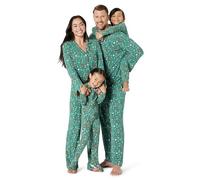 Amazon Essentials x Sofia Grainge Completi Coordinati di Pigiami Natalizi per La Famiglia Uomo, Verde Salvia Scuro Holiday, M