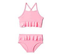 Amazon Essentials x Sofia Grainge Costume da Bagno a Due Pezzi Bambine e Ragazze, Rosa Brillante, 3 anni
