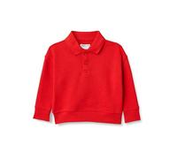 Amazon Essentials x Sofia Grainge Felpa Polo in French Terry Bambini e Ragazzi, Rosso, 11-12 anni