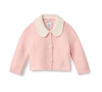 Amazon Essentials x Sofia Grainge Giacca in Maglia con Colletto Peter Pan Unisex Bambini e Ragazzi, Rosa Chiaro, 2 Anni