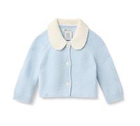 Amazon Essentials x Sofia Grainge Giacca in Maglia con Colletto Peter Pan Unisex Bimbi, Celeste, 18 Mesi