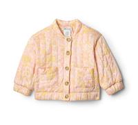 Amazon Essentials x Sofia Grainge Giacca Leggera con Stampa in Raso di Cotone Bimba 0-24, Rosa Conchiglia Effetto Cachemire Decorato, 2 anni