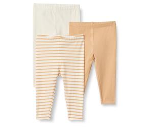 Amazon Essentials x Sofia Grainge Leggings Unisex - Bambini e ragazzi, Confezione da 3, Avorio/Cammello Chiaro/Righe, 4 anni