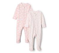 Amazon Essentials x Sofia Grainge Pagliaccetto in Cotone per Dormire E Giocare Unisex Bimbi, Pacco da 2, Rosa Coniglietto Orsi, Prematuro