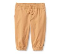 Amazon Essentials x Sofia Grainge Pantaloni da Jogging Pull-On in Twill Unisex Bimbi, Cammello, 6-9 Mesi