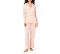 Amazon Essentials x Sofia Grainge Pigiama in Modal Elasticizzato Composto da Top a Maniche Lunghe con Bottoni sul Davanti e Pantaloni Lunghi Donna