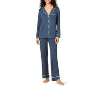 Amazon Essentials x Sofia Grainge Pigiama in Modal Elasticizzato Composto da Top a Maniche Lunghe con Bottoni sul Davanti e Pantaloni Lunghi Donna