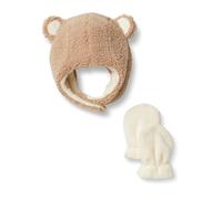 Amazon Essentials x Sofia Grainge Set Cappello e Muffole Unisex Bimbi, Cammello Chiaro, M (12-24 mesi)