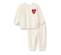Amazon Essentials x Sofia Grainge Set Con Felpa E Pantaloni Sportivi Bambini e ragazzi, Cuori/San Valentino, 4 anni