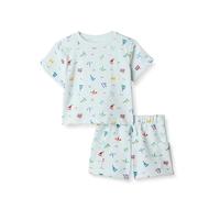 Amazon Essentials x Sofia Grainge Set da Gioco con T-shirt e Pantaloncini Bambini e ragazzi, Pacco da 2, Spiaggia Blu Pallido, 2 anni