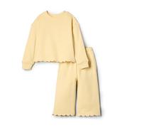 Amazon Essentials x Sofia Grainge Set Pantaloni E Top in Spugna Bimba, Giallo Burro, 18 Mesi