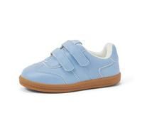 Amazon Essentials x Sofia Grainge Sneakers con Chiusura a Strappo e Suola in Gomma Unisex per Bambini, Celeste, 28 EU