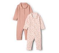 Amazon Essentials x Sofia Grainge Tutina Notte Senza Piedi Unisex Bimbi, Pacco da 2, Pecore/Terracotta, 0-3 Mesi