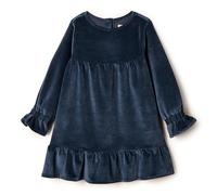 Amazon Essentials x Sofia Grainge - Vestito da Bambina, in Velluto a Coste, a Maniche Lunghe, 18 Mesi, Colore: Blu Navy