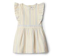 Amazon Essentials x Sofia Grainge Vestito di Lino Bambine e ragazze, Avorio Barra, 3 anni