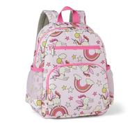 Amazon Essentials, Zaino Scolastico per Bambini con Più Tasche Portaoggetti - Zaino Resistente agli Strappi Per Libri e Materiale Scolastico - Borsa per la Scuola Per Bambini - Rosa