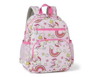 Amazon Essentials, Zaino Scolastico per Bambini con Più Tasche Portaoggetti - Zaino Resistente agli Strappi Per Libri e Materiale Scolastico - Borsa per la Scuola Per Bambini - Rosa