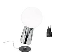 [Amazon Exclusive] Zafferano Olimpia Pro Lampada Ricaricabile da Tavolo in Alluminio, Caricatore USB Aiino, LED Dimmerabile Touch,Protezione IP54,Interno/Esterno, Base Ricarica a Contatto,H26cm Rame
