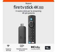 Amazon Nuovo Fire TV Stick 4K di | Dispositivo per lo streaming con supporto per Wi-Fi 6E e modalità ambiente