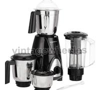 Amazon Fondamenti Premium 750 Watt Miscelatore Smerigliatrice Con 3 Acciaio Jar