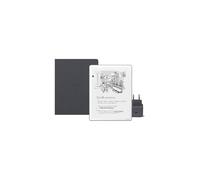 Amazon Kindle Scribe 64 GB (Grafite) + Penna Premium + Cover folio premium - Pelle di prima qualità (Grafite) + USB-C Caricabatterie