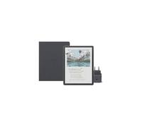 Amazon Kindle Scribe Colorsoft 64 GB (Grafite) + Penna Premium + Cover folio premium - Pelle di prima qualità (Grafite) + USB-C Caricabatterie