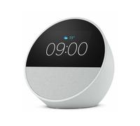 Amazon Echo Spot (modello 2024) | Sveglia intelligente con audio di qualità | Bianco, con Accesso Anticipato ad Alexa+