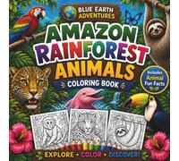 Amazon Rainforest Animals Coloring Book