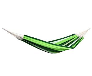 AMAZONAS Paradiso Oliva - Amaca XXL, 250 cm x 175 cm fino a 200 kg, a righe, colore: verde chiaro e scuro