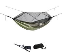 AMAZONAS Trekking Set | Amaca Ultra-Light Moskito-Traveller Thermo + sistema di sospensione, protezione termica e zanzariera,tasca per materassino,compatta | Portata 150 kg, 2,75m x 1,40m, solo 740 g