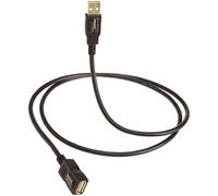 AmazonBasics Prolunga ad alta velocità, USB-A 2.0 maschio a femmina, multischermata, con connettori placcati in oro per una nitidezza di segnale ottimale, 3 m, Nero