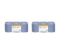 AmazonCommercial Asciugamani in carta riciclata blu alimentazione centrale 2