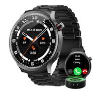 AMAZTIM Smart Watch da uomo, display da 4,70 cm, batteria per uso quotidiano di 40 giorni, risposta/effettua chiamate, oltre 100 modalità sportive, compatibile con Android e iOS (include cinturino in