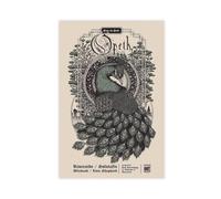AmAzwi Poster su tela con album Opeth Sorceress, decorazione per camera da letto, sport, ufficio, stanza, regalo, senza cornice: 50 x 75 cm