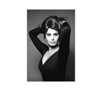 AmAzwi Poster su tela, motivo: Sophia Loren, decorazione artistica da parete per soggiorno e camera da letto, senza cornice: 20 x 30 cm