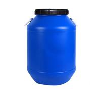 AMAZWI Secchio d'Acqua 25L/50L/60L, Serbatoio d'Acqua Domestico, Serbatoio d'Acqua Plastica Alimentare Esterni, Grande Serbatoio d'Acqua Circolare Campeggio(Blue,60L)
