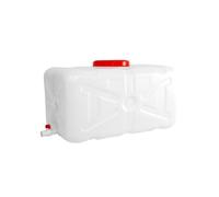 AMAZWI Serbatoio d'Acqua Barile Rettangolare Raccolta dell'Acqua Piovana,Contenitore d'Acqua Portatile Esterni, Contenitore Trasporto dell'Acqua Auto(340L)