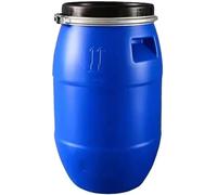 AMAZWI Serbatoio d'Acqua Portatile Campeggio Contenitore Circolare L'acqua Plastica Spessa 30L/50L/60L/100L/120L/160L/200L, Secchio con Coperchio(50L)