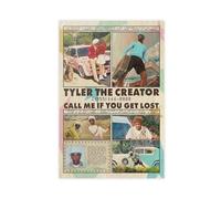 AmAzwi Tyler, The Creato Poster The Creator Call Me If You Get Lost su tela, decorazione artistica da parete per soggiorno e camera da letto, senza cornice: 30 x 45 cm