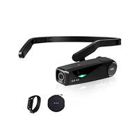 AMAZWI Videocamera Videocamera 4K for la registrazione Vlog, EP6 Plus Mini WiFi Vlogging Digital Camterrorder Wedable POV FPV Videoregistratore Videocamera digitale per vlogging(Size:Without)