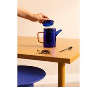 AMBAR COLLECTION - Teiera 350ml In Vetro Borosilicato Blu Cobalto