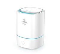 Ambar Perfums Umidificatore ultrasonico e ultrasilenzioso 2.0. Tecnologia Fusion, colori LED con modalità fissa o lampeggiante. Spegnimento automatico. Più di 8 ore non-stop.