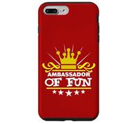 Ambasciatore di divertimento divertente dicendo costume partito Starter bianco Custodia per iPhone 7 Plus/8 Plus